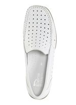 ELENA EDEN, sommerliche Damen-Slipper, Weite H, mit herausnehmbarem Fussbett WEISS