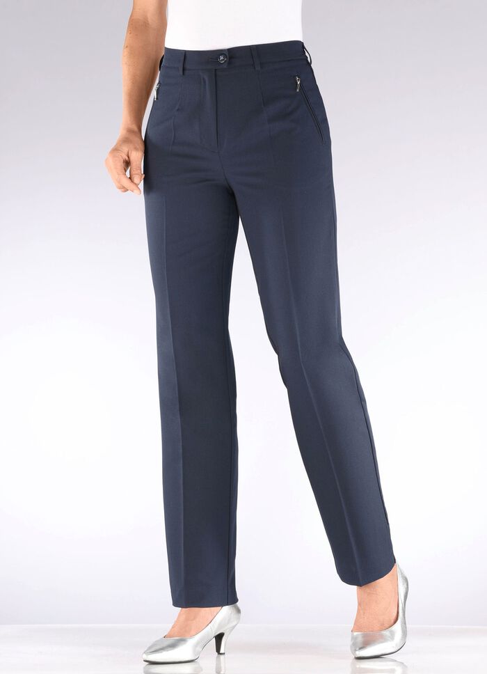 Hose mit Rei&szlig;verschl&uuml;ssen an den Seitentaschen 