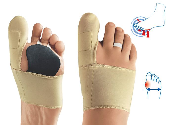 epitact Korrekturorthese Hallux valgus mit Doppelschutz 